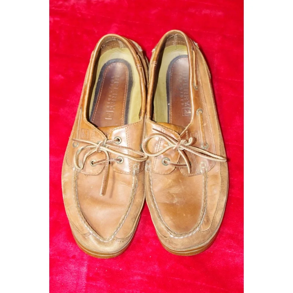 Men's Leather Sperry Topsider Boat Deck‎ Shoes GUC 11.5 Medium